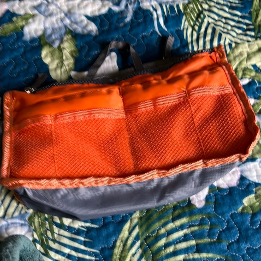 Orange and Gray Travel Organizer Bag